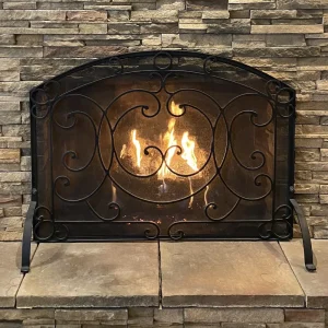 Fully restored gas fireplace in Virginia Beach after professional service by an NFI Certified Gas Specialist from Premier Chimney and Roofing.