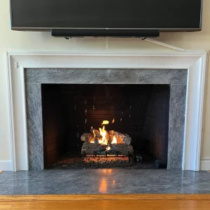 Gas fireplace repair and safety test performed in Virginia Beach home.