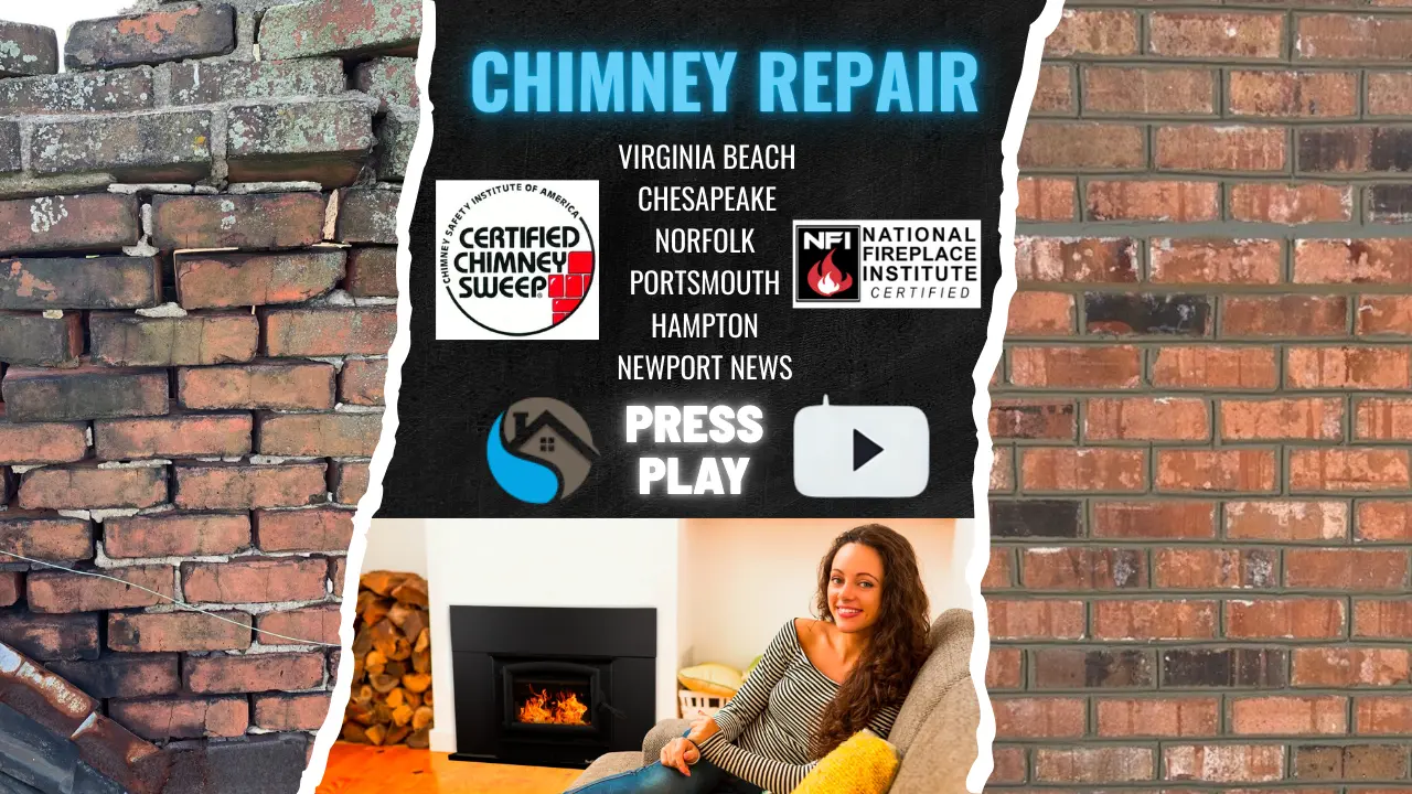 Expert masonry chimney repair services in Virginia Beach, Chesapeake, Norfolk, Portsmouth, Hampton, and Newport News.
