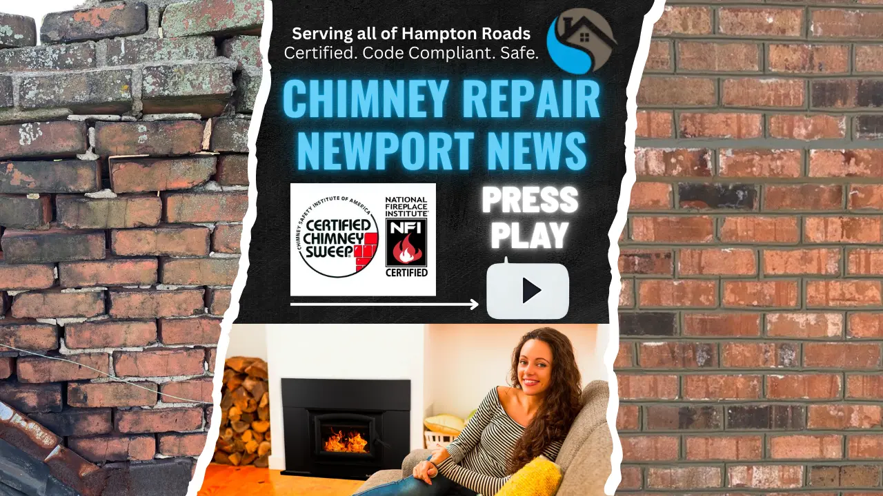 Chimney repair in Newport News with certified masonry restoration and code compliance.