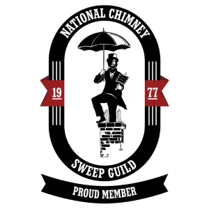 National Chimney Sweep Guild proud member badge for Premier Chimney and Roofing serving Norfolk Virginia